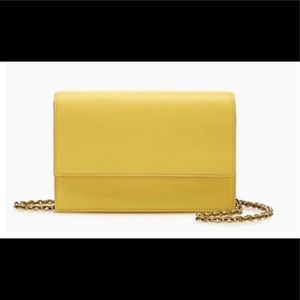 J. Crew convertible clutch/wallet on chain